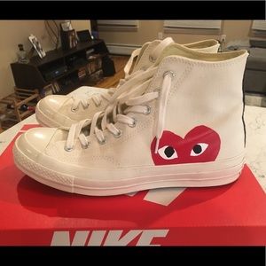Converse Hidden Heart High Top x COMME DES GARÇONS